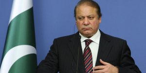 Pakistan's Prime Minister Nawaz Sharif takes part in a press conference alongside the Turkish Prime Minister after their talks in Ankara on September 17, 2013. Sharif is on an official state visit to Turkey. AFP PHOTO / ADEM ALTAN (Photo credit should read ADEM ALTAN/AFP/Getty Images)