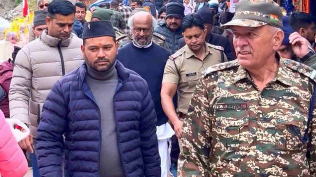 rajnikant at badrinath