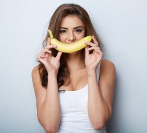 woman-holding-banana