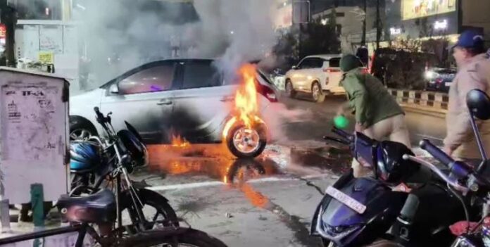 HARIDWAR FIRE ON LOHRI PROGRAM