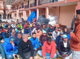 धराली uttarkashi protest