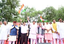 मुख्यमंत्री ने हर घर तिरंगा यात्रा कार्यक्रम में किया प्रतिभाग, स्वतंत्रता दिवस पर अपने घरों में तिरंगा फहराने का किया आवाह्न