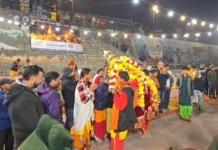 मकर संक्रांति पर हरिद्वार में उमड़ी भीड़, देवडोलियों ने भी किया गंगा स्नान makar sankranti