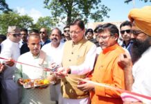 खटीमा में सीएम धामी ने नवनिर्मित गौशाला का किया लोकार्पण, 108.84 करोड़ की योजनाओं का भी किया शिलान्यास