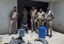 ऊधम सिंह नगर में कच्ची शराब पर एक्शन, बिन्दुखेड़ा में ध्वस्त की गई अवैध भट्टी