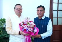 उत्तराखंड में खेलों के विकास को नई उड़ान, मुख्यमंत्री धामी ने दिल्ली में केंद्रीय मंत्री से की मुलाकात