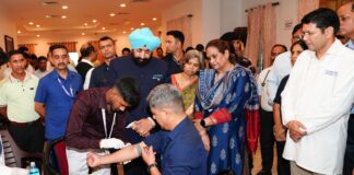 लोक भवन में एक दिवसीय विशेष चिकित्सा शिविर आयोजित, राज्यपाल ने किया शिविर का निरीक्षण
