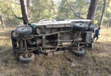 द्वाराहाट में खाई में गिरा मैक्स वाहन, चालक की मौके पर ही मौत DWARAHAT ACCIDENT