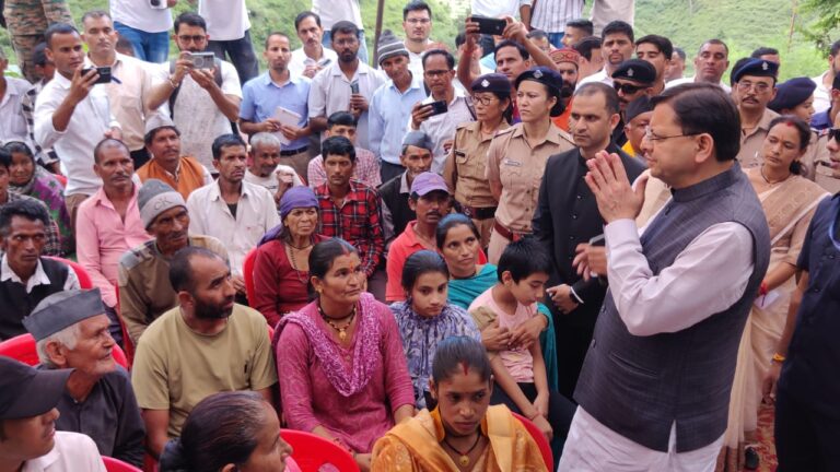 कपकोट पहुंचे सीएम धामी, आपदा प्रभावित परिवारों को दिलाया हर संभव मदद का भरोसा l