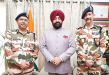 राज्यपाल गुरमीत सिंह से मिले ITBP के महानिदेशक शत्रुजीत कपूर, सीमा सुरक्षा को लेकर चर्चा