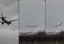 चेन्नई एयरपोर्ट पर लैंडिंग के दौरान फिसला विमान, पायलट ने हवा में उड़ा कर टाला बड़ा हादसा! देखें वीडियो…