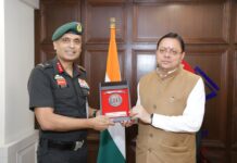 मुख्यमंत्री से महानिदेशक एनसीसी ने की शिष्टाचार भेंट, NCC विस्तार और आधुनिक ढांचे पर चर्चा