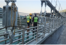 निर्माणाधीन बजरंग सेतु से गंगा में गिरा युवक, नहीं लग पाया कोई सुराग, तलाश जारी bajrang setu