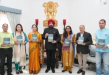 पुस्तक विमोचन कार्यक्रम में शामिल हुए राज्यपाल गुरमीत सिंह, 900 परिवारों पर किए सर्वे पर आधारित है बुक book launch