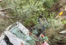 चंपावत में बड़ा सड़क हादसा, खाई में कार गिरने से दो की मौके पर ही मौत champawat accident