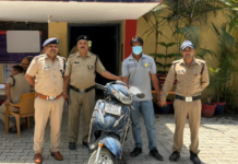 विकासनगर से एक वाहन चोर गिरफ्तार, निशानदेही पर चोरी की स्कूटी बरामद