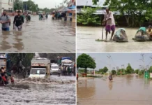 Punjab Flood: साहूवाल में चार फीट तक पानी, जलभराव में फंसे लोग l flood