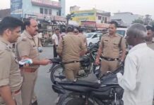 लक्सर पुलिस ने चेकिंग के दौरान की 7 बाइक सीज, एक दर्जन से ज्यादा के किए चालान hairdwar