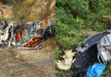चमोली में भयावह हादसा: 500 मीटर गहरी खाई में गिरी कार जलकर खाक, राहत-बचाव जारी l