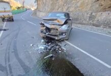 पिथौरागढ़ में बलुवाकोट में दर्दनाक सड़क हादसा, स्विफ्ट डिजायर व बोलेरो की टक्कर, चार घायल