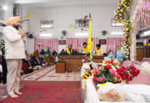 प्रकाश पर्व पर राज्यपाल पहुंचे श्री हरकिशन साहिब जी, मत्था टेककर की खुशहाली की अरदास