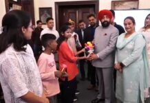 SOS बाल ग्राम भीमताल के बच्चों से राज्यपाल ने की मुलाकात, कहा- बड़े सपने देखें, कड़ी मेहनत करें