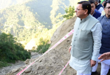 चम्पावत-टनकपुर NH का सीएम ने किया निरीक्षण, स्वाला डेंजर जोन के स्थायी समाधान के दिए निर्देश